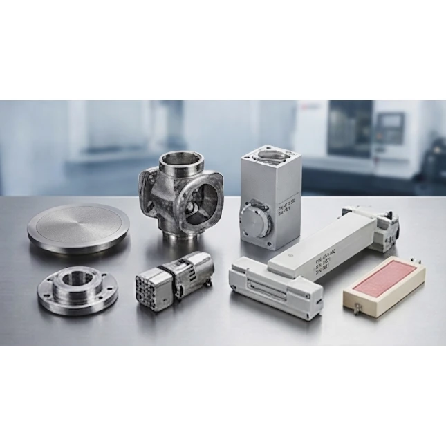 Precision plate parts manufactured by CNC machining