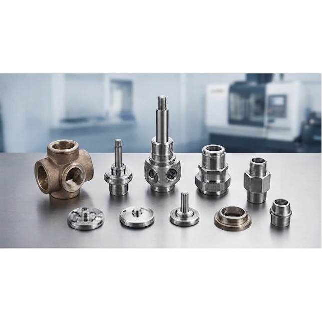 Precision plate parts manufactured by CNC machining