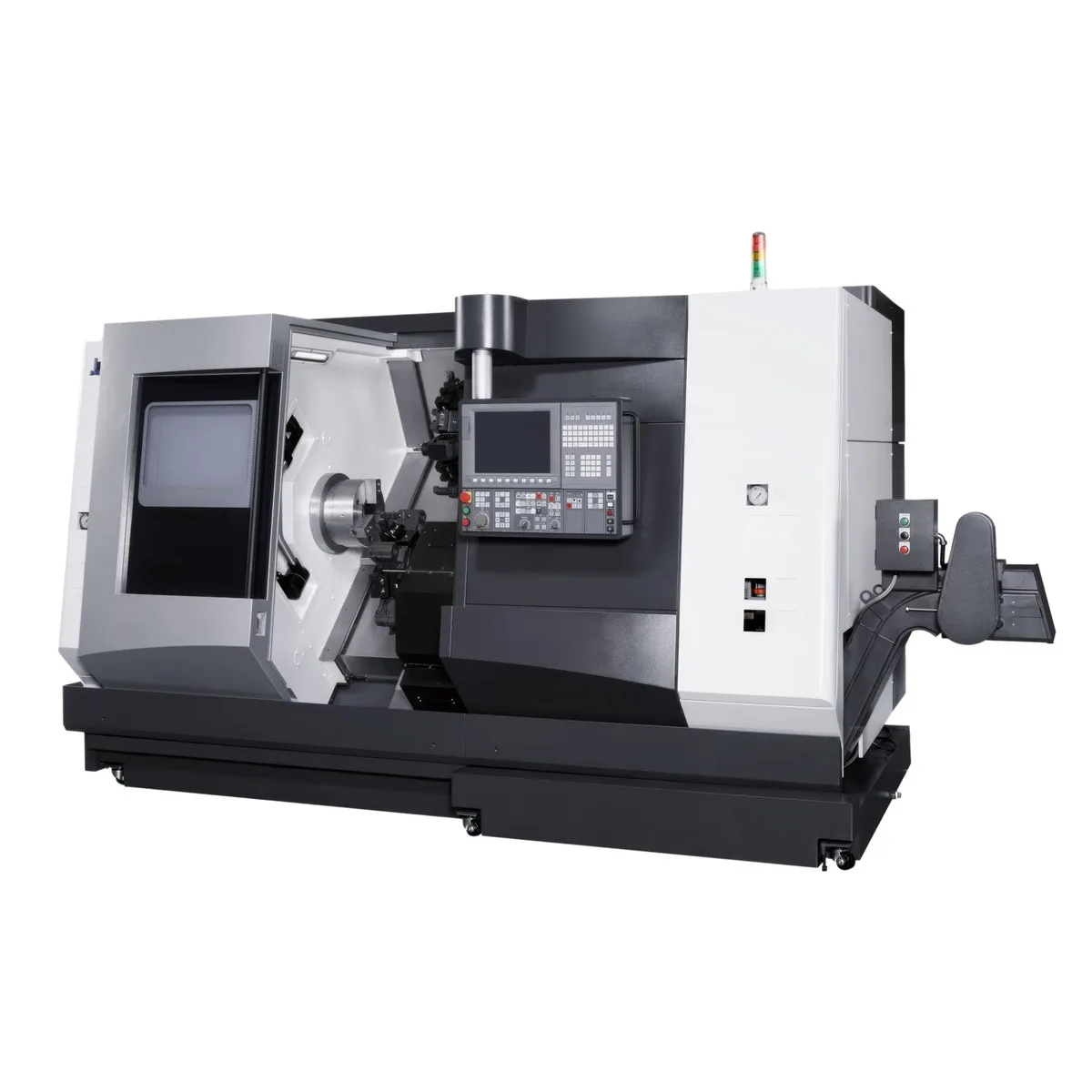 cnc-turning-lathe-machine-equipment - likundacnc.com 利坤达车间 CNC 数控车床设备,用于轴类、盘类精密零件车削批量加工