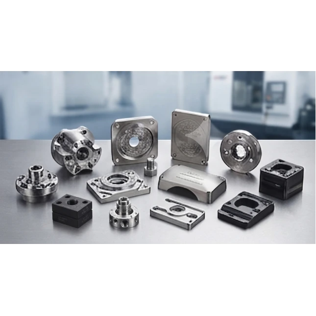 Precision plate parts manufactured by CNC machining